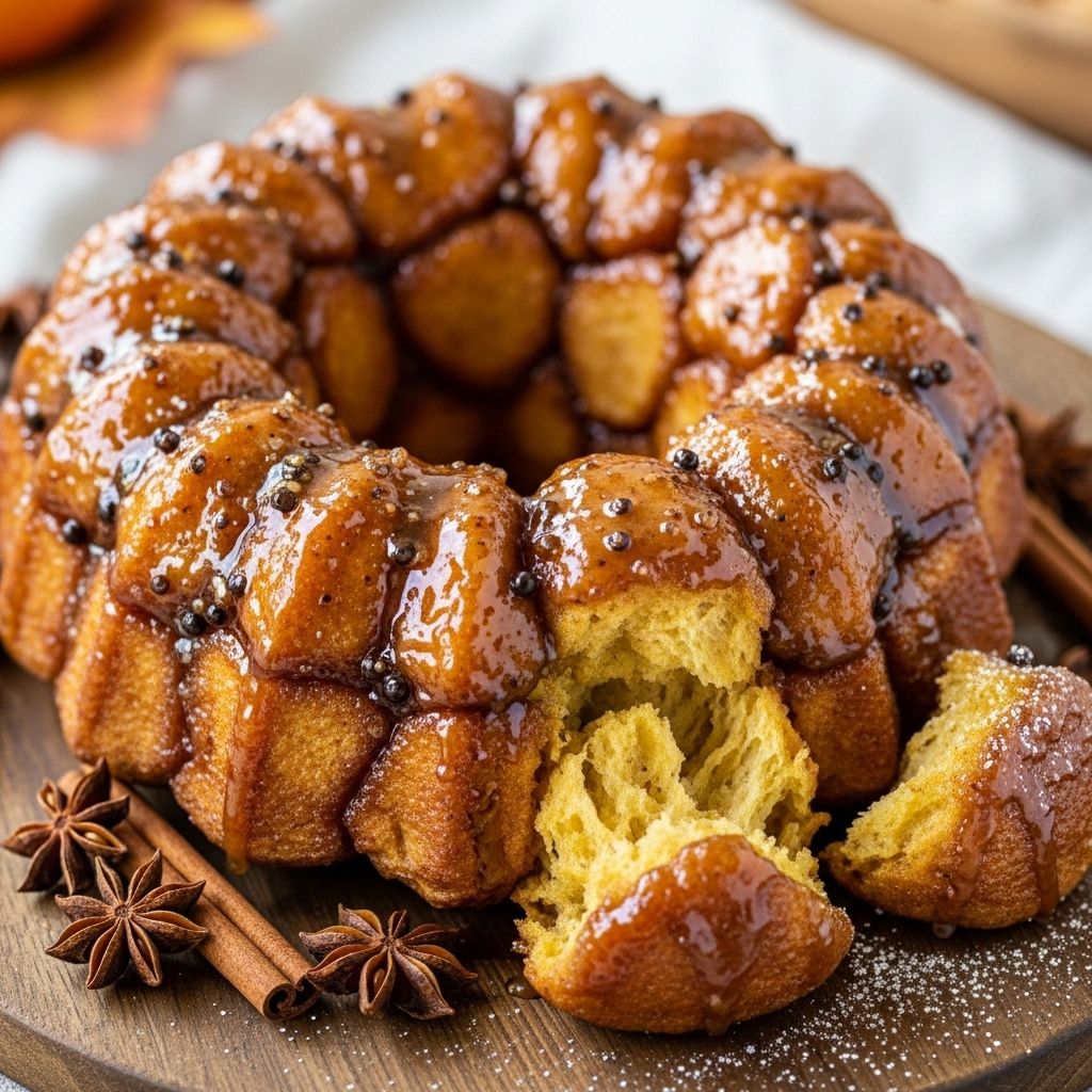 Pumpkin Spice Monkey Bread: The Ultimate Fall Comfort Treat A pull-apart pastry soaked in sticky caramel and cozy fall flavors for ultimate comfort.