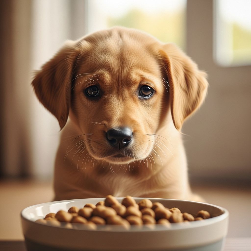 Calming surroundings and enticing meal options help your new companion enjoy mealtimes.