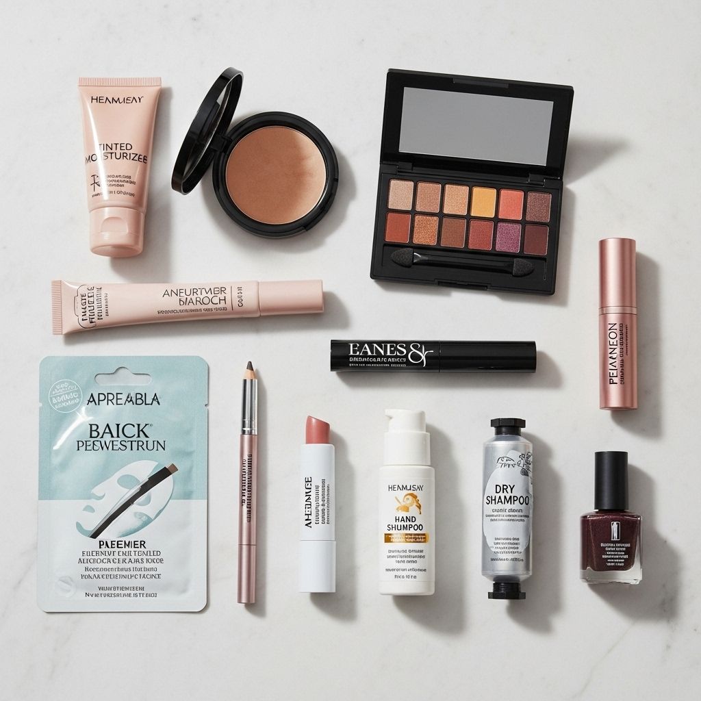 Discover essential, travel-sized beauty products perfect for every purse, from quick fixes to on-the-go glam.