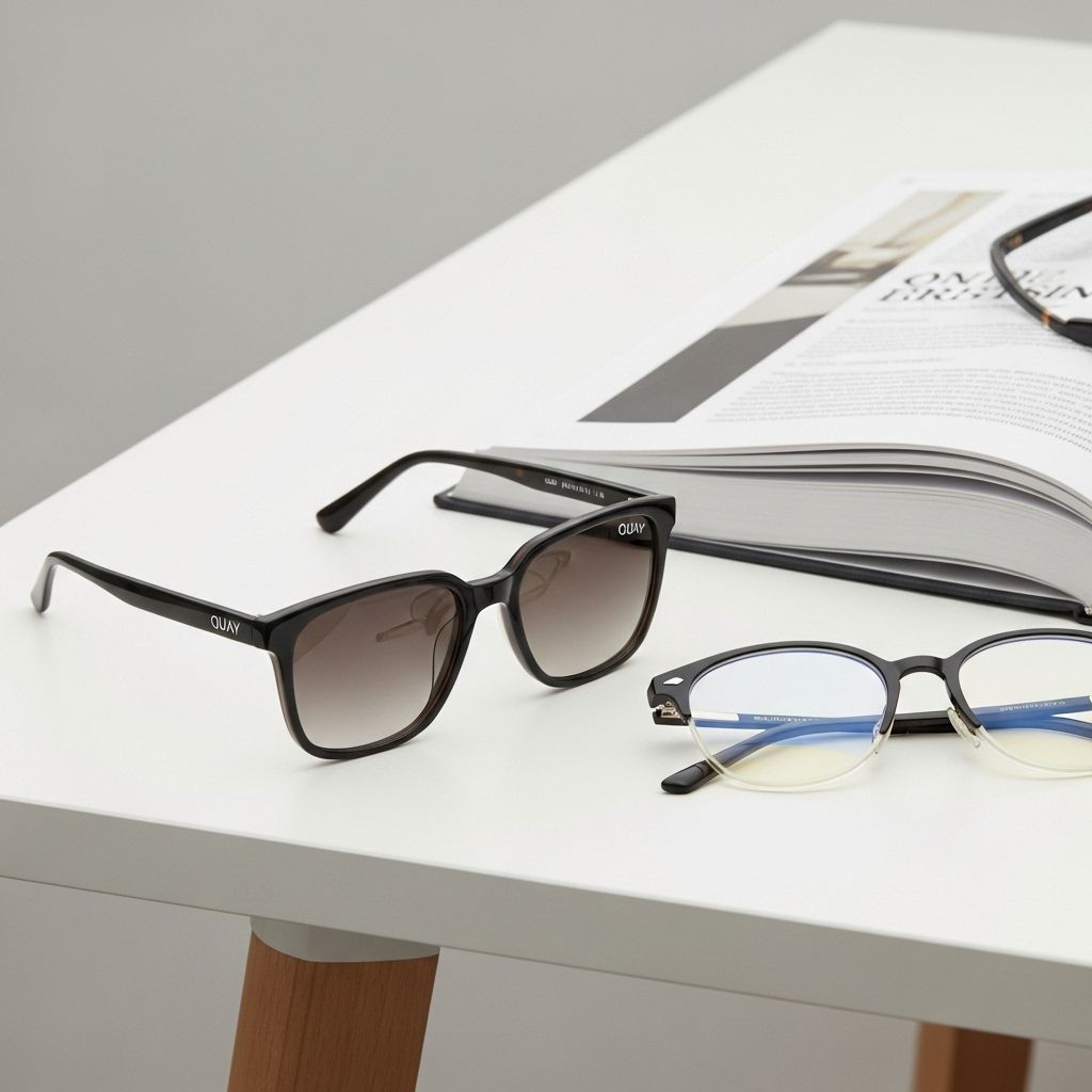 Explore Quay Australia's eyewear line, including blue light filtering glasses, fashion-forward styles, and practical choices for modern eye health.