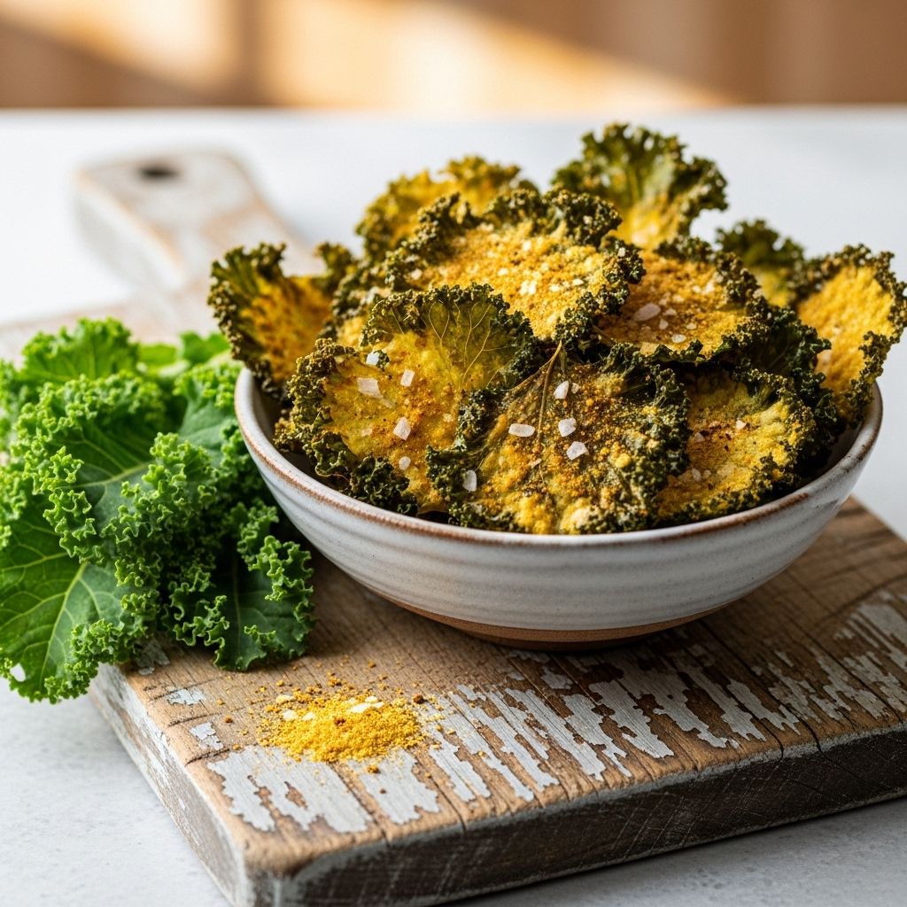 Make healthy, irresistibly crispy kale chips at home in minutes—discover everything you need to know and master this guilt-free snack.