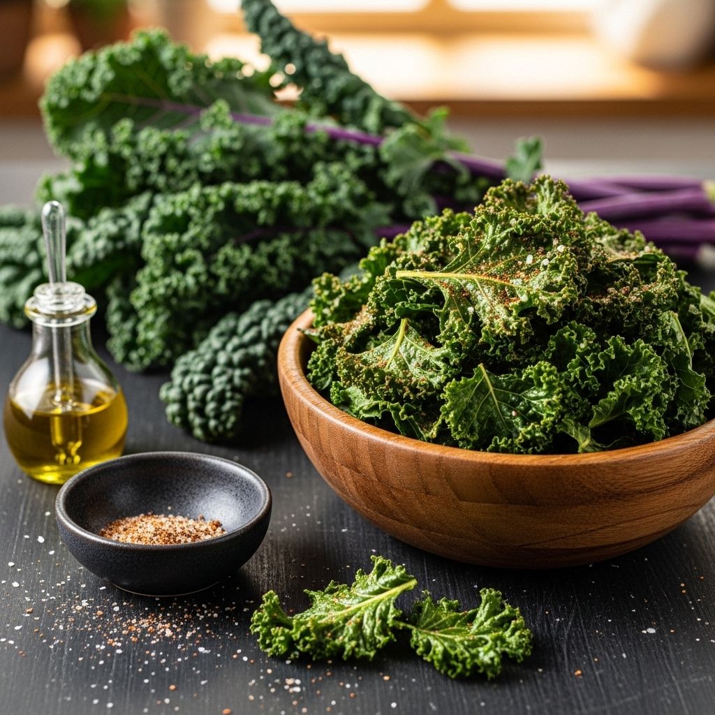 Massaging the leaves and low-temp baking unlock a satisfying crunch packed with nutrients.