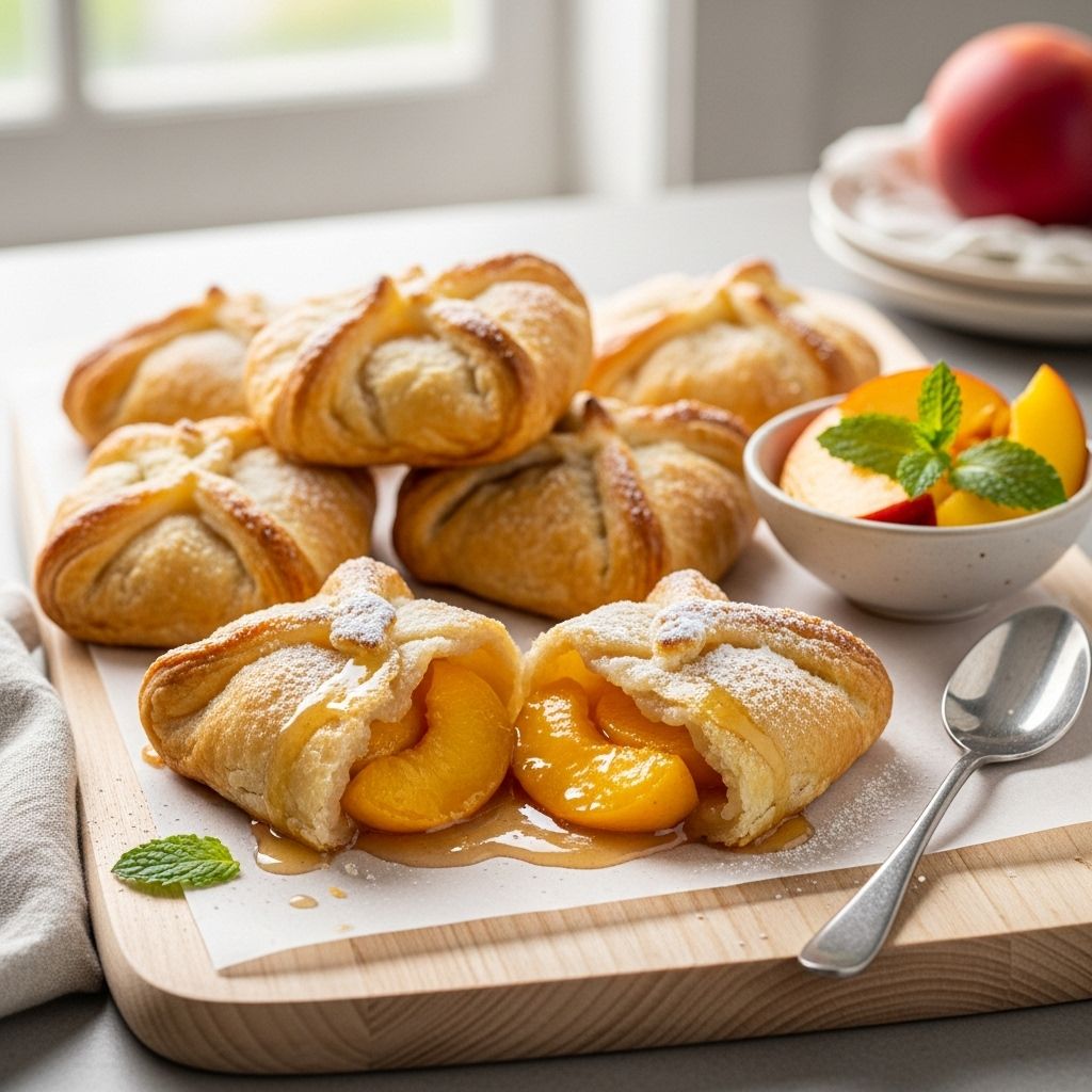 Craft an elegant fruit-filled treat with a buttery glaze and eye-catching flair.