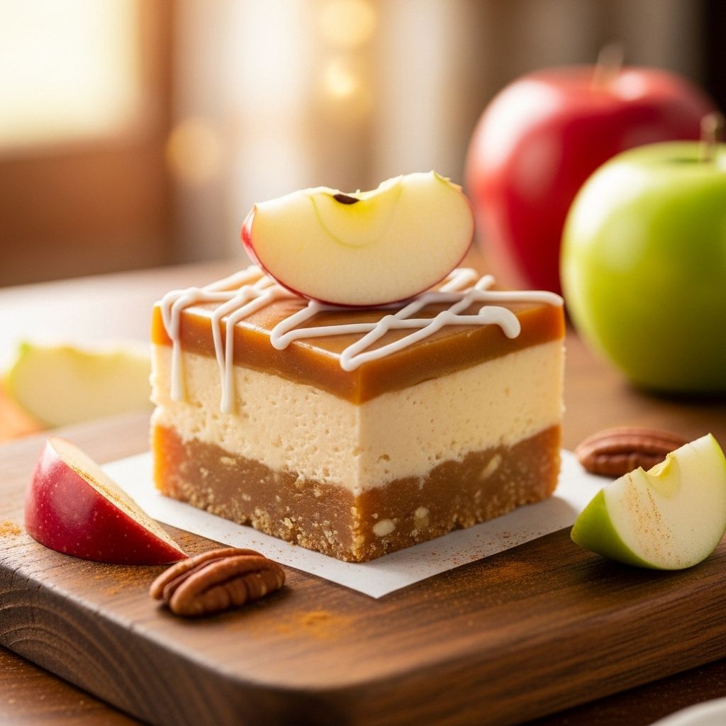 An effortless autumn confection delivering cozy flavors and chewy bites in every square.