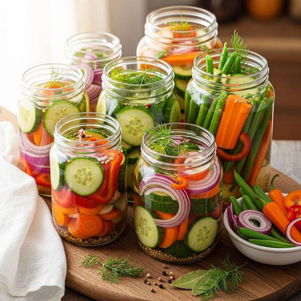 Transform ordinary produce into tangy, crunchy bites that elevate every meal.