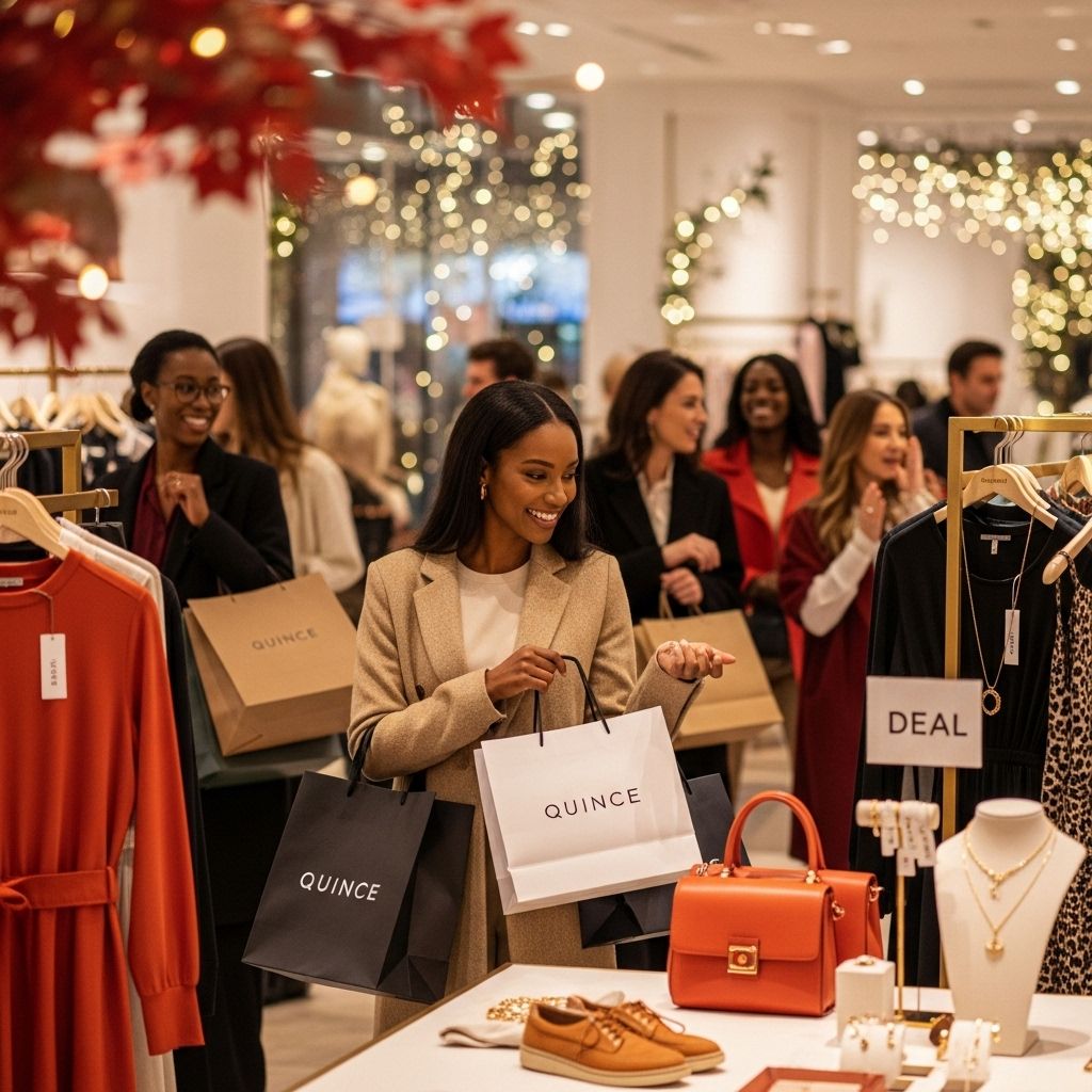 Discover the best Quince Black Friday 2024 deals, expert shopping strategies, trending products, and style tips for fashion-forward savings.