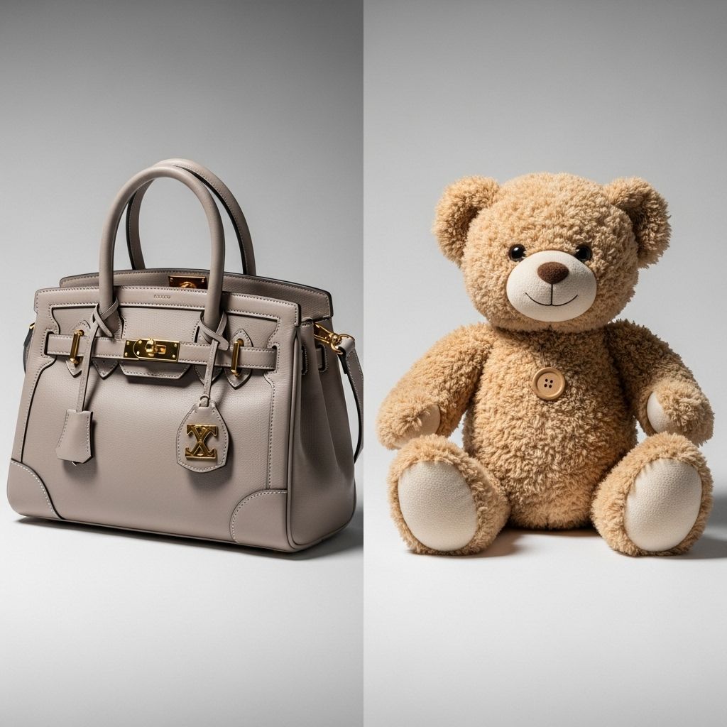 The viral quiz that leaves even the sharpest fashionistas confused: Bag or teddy bear? Put your plush-identification skills to the ultimate test.
