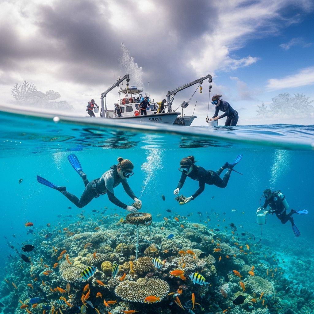 As Earth's temperatures soar, coral reefs are caught in a fight for survival, demanding urgent global action.