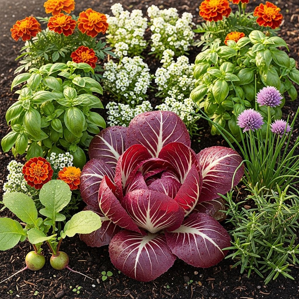 Interplanting diverse veggies and herbs fosters healthy soil and richer harvests.