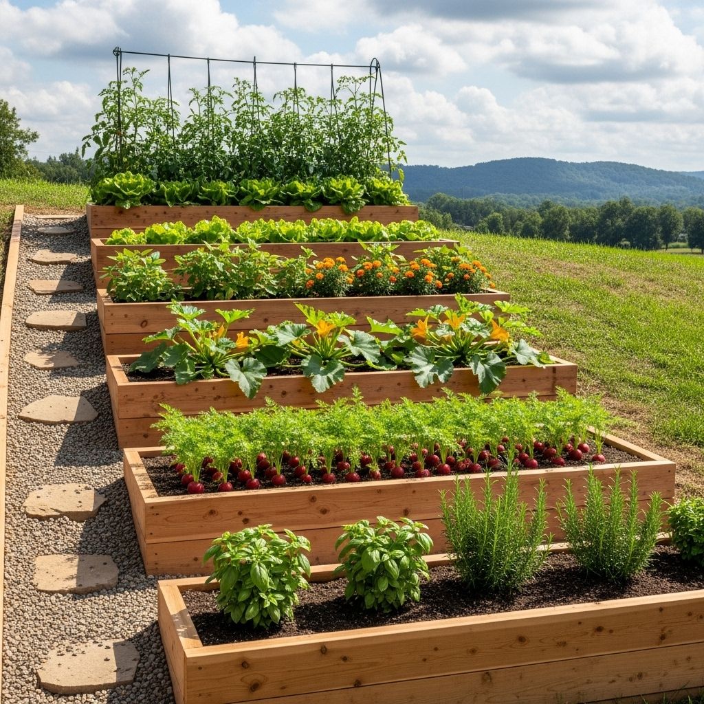 Transform uneven hillsides into stable, well-drained planting areas using simple steps.