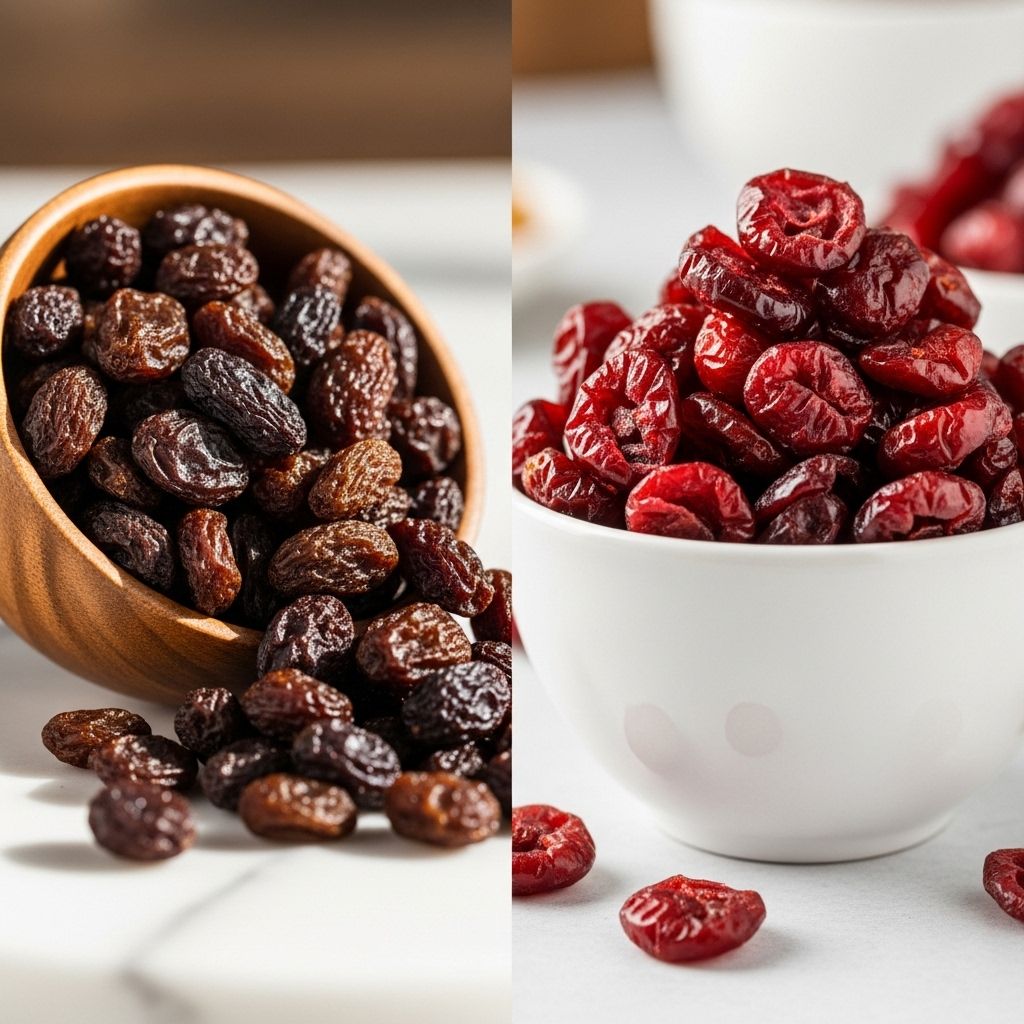 Discover the nutritional differences between raisins and dried cranberries, and find out which dried fruit packs the healthiest punch.