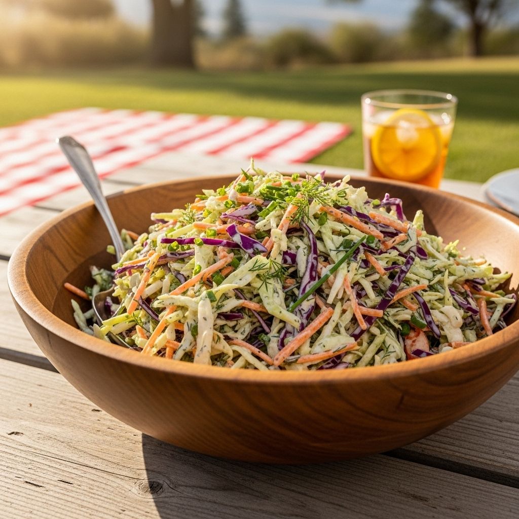 Ranch Slaw Recipe: The Perfect Summer Side Dish Cool crunch meets tangy creaminess for a vibrant side that complements any barbecue.