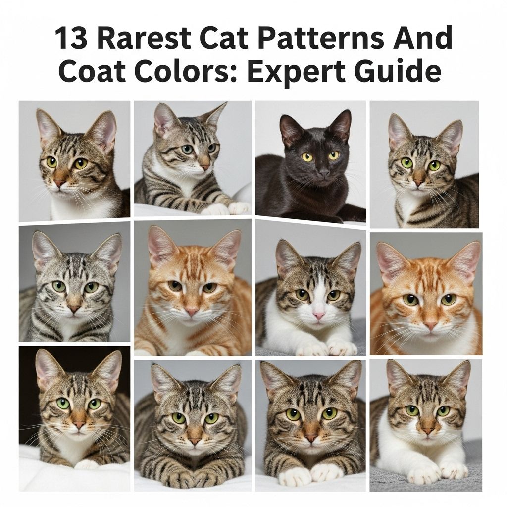 The 13 Rarest Cat Patterns and Coat Colors Revealed Genetic surprises in feline DNA bring forth some of the most striking fur variations.