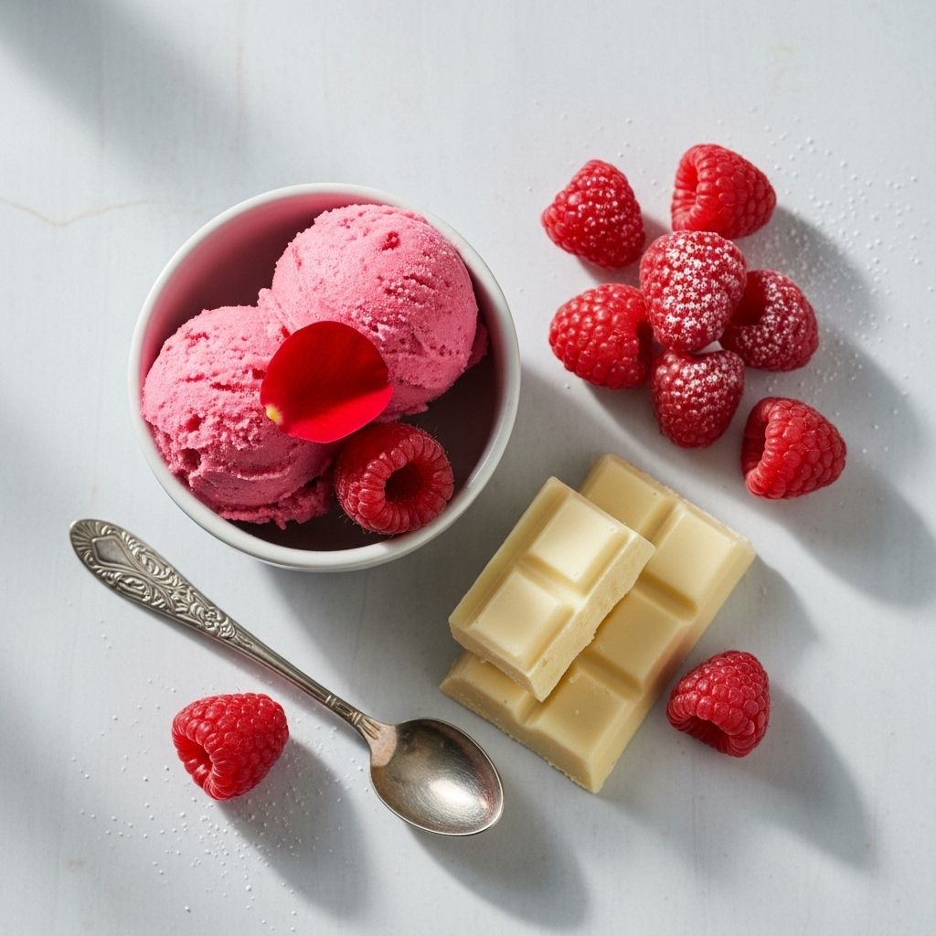 A refined summer dessert that balances bright tartness and subtle floral elegance.