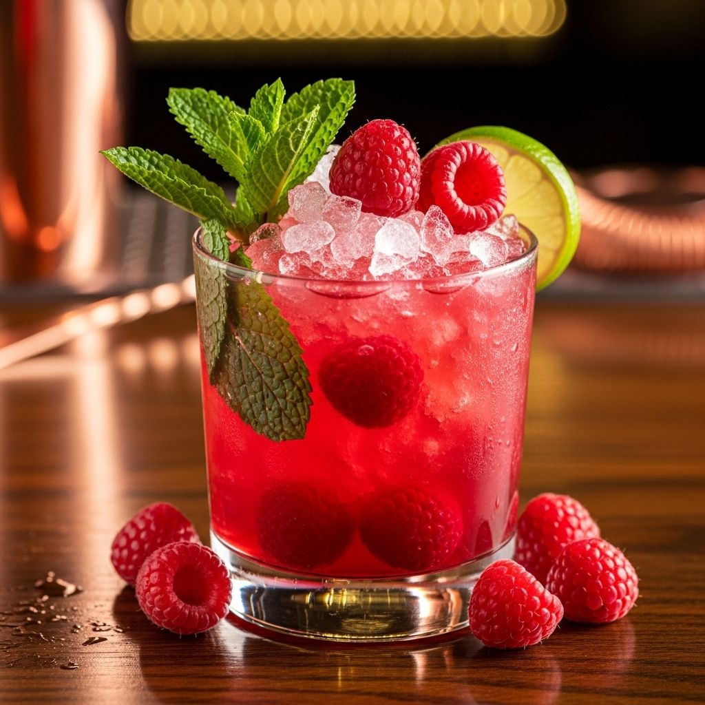 Floral sweetness and tart berry fusion create a sparkling sip that uplifts any gathering.