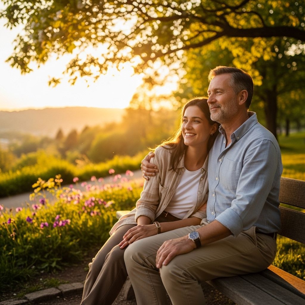 Shared laughter, lessons, and warm embraces reveal a lifetime of steady care.