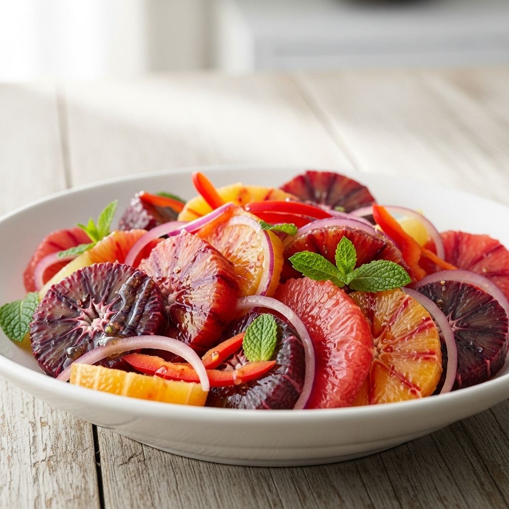 A fresh, colorful salad bursting with ruby citrus, seasonal fruit, and immune-boosting nutrition.