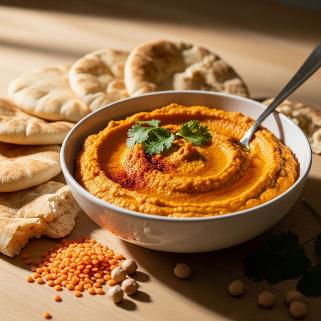 Discover the vibrant, protein-rich world of red lentil hummus—simple, fast, and endlessly versatile for healthy snacking.