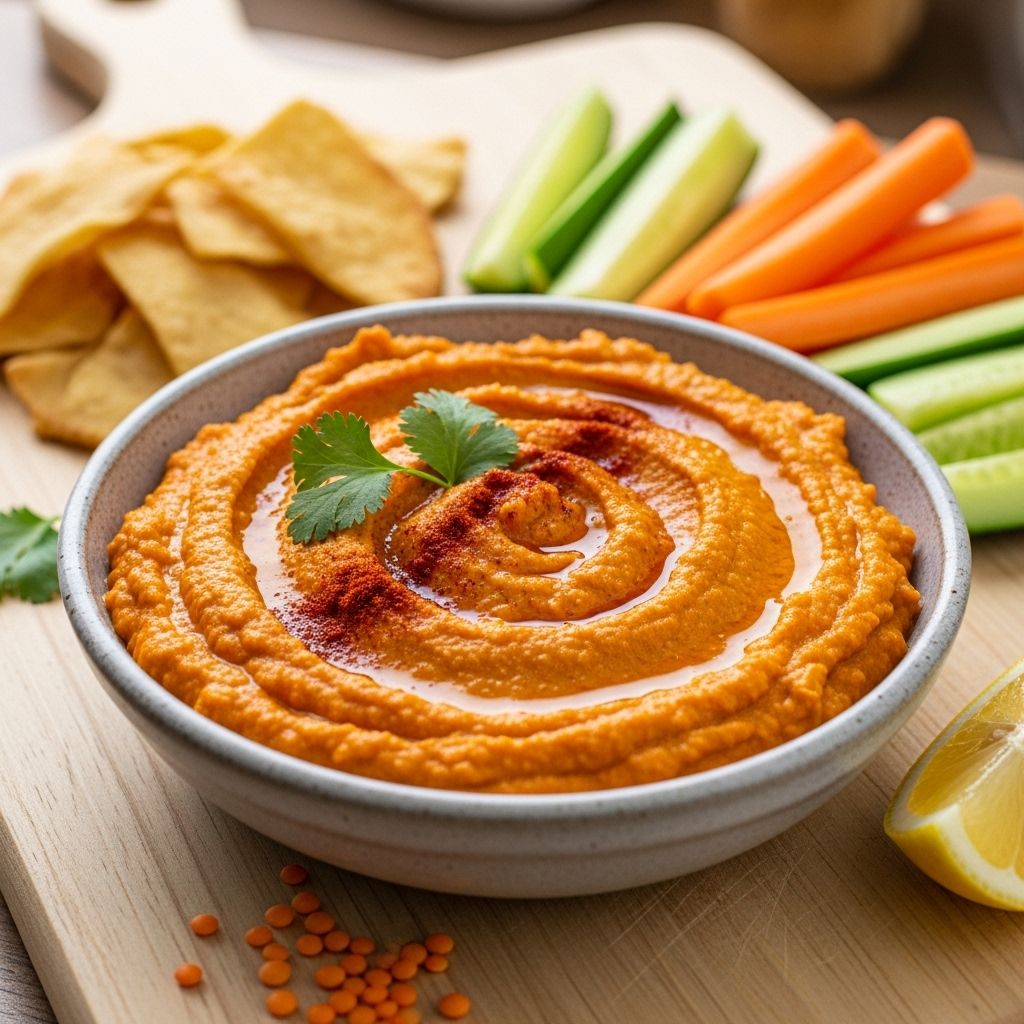 Discover how red lentils can reinvent your hummus with a creamy, colorful, protein-rich boost perfect for snacking, sharing, or spreading.