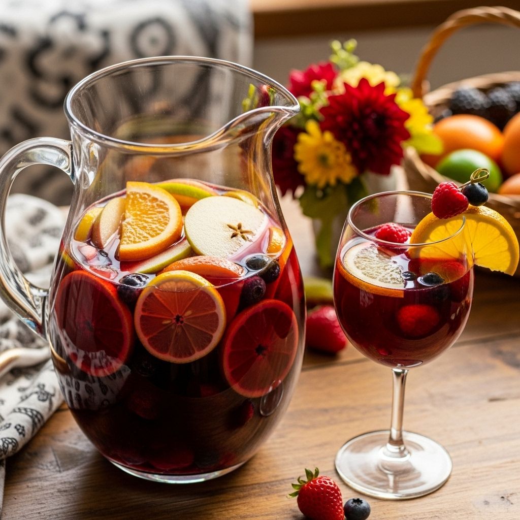 Fresh fruit and bold wine combine for a cocktail that suits every occasion.