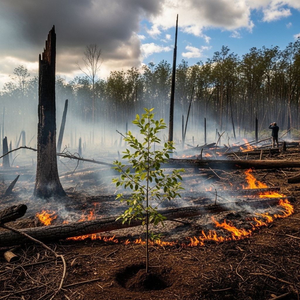 Reducing Carbon Emissions: The Debate Over Burning Dead Trees Exploring the ecological and climate impacts of burning dead trees versus natural decomposition and innovative storage solutions.