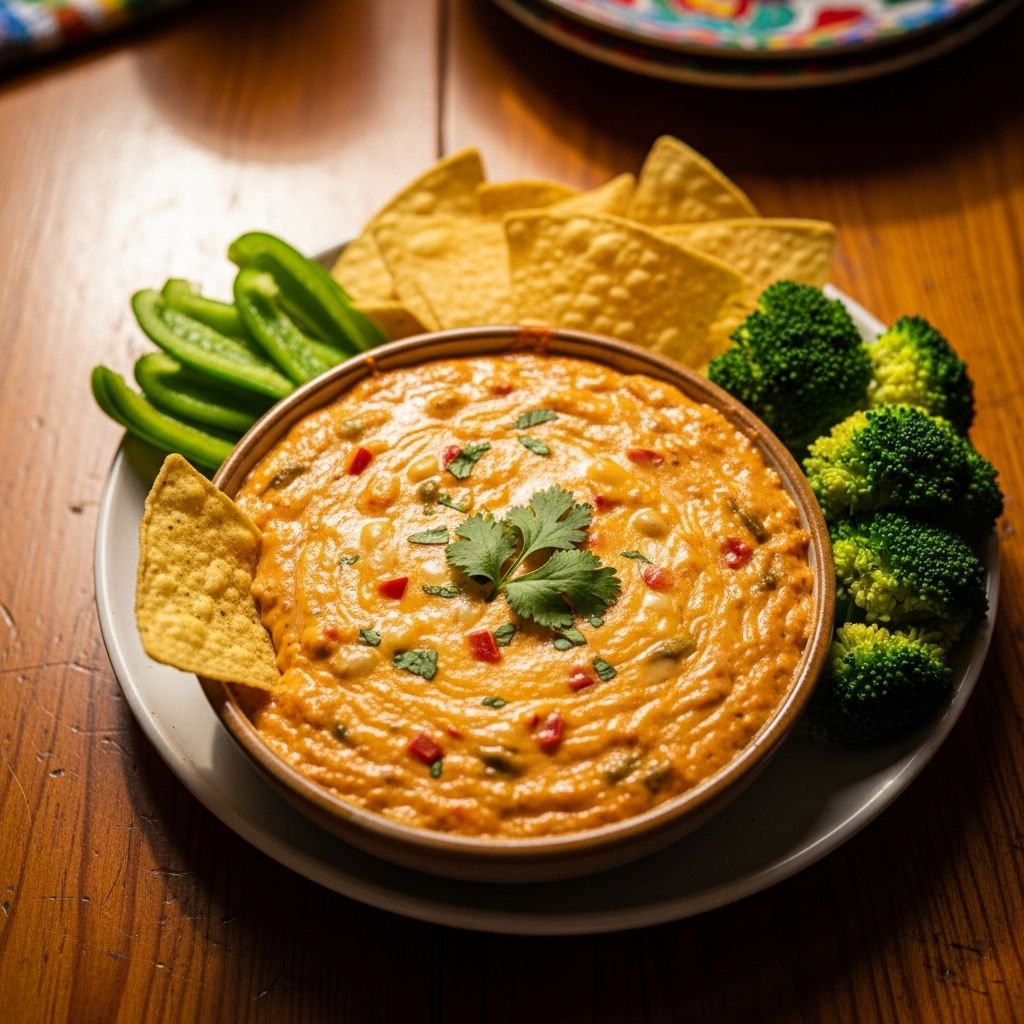 A creamy blend of cheese, beef, and chiles that’s the highlight of any gathering.