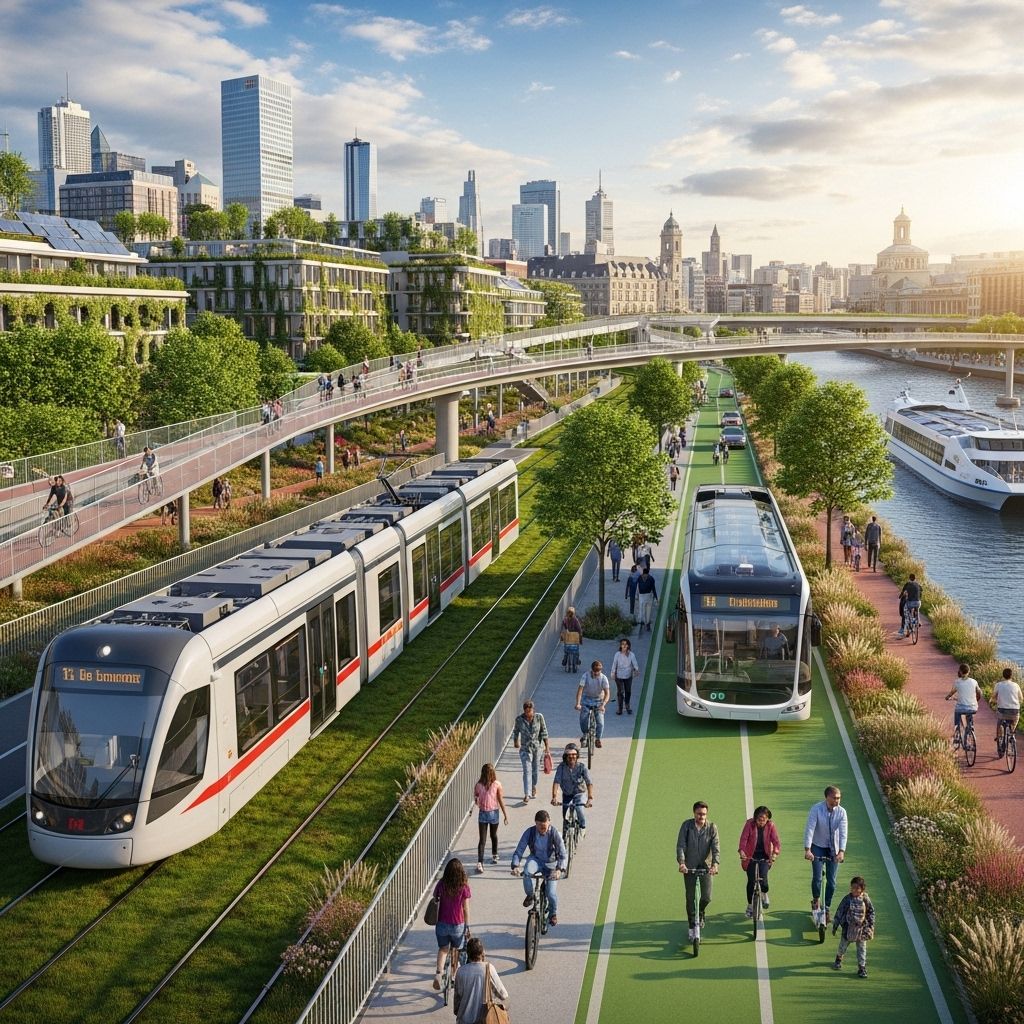 How innovative policy, health data, and design can reinvent public transit and encourage car-free urban living.