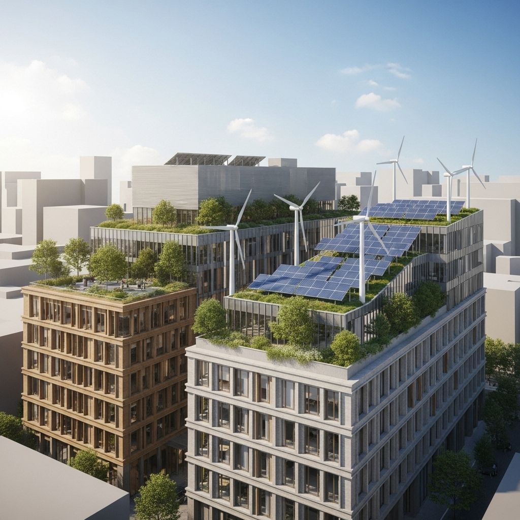 Comprehensive strategies are transforming building design and construction to drastically cut carbon emissions and fight climate change.