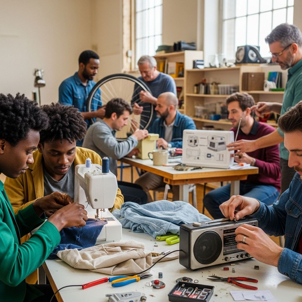 Repair Cafés: Reviving Community, Reducing Waste, Rekindling Skills Repair Cafés offer hands-on help to fix broken items, foster strong community bonds, and challenge a global throwaway culture.