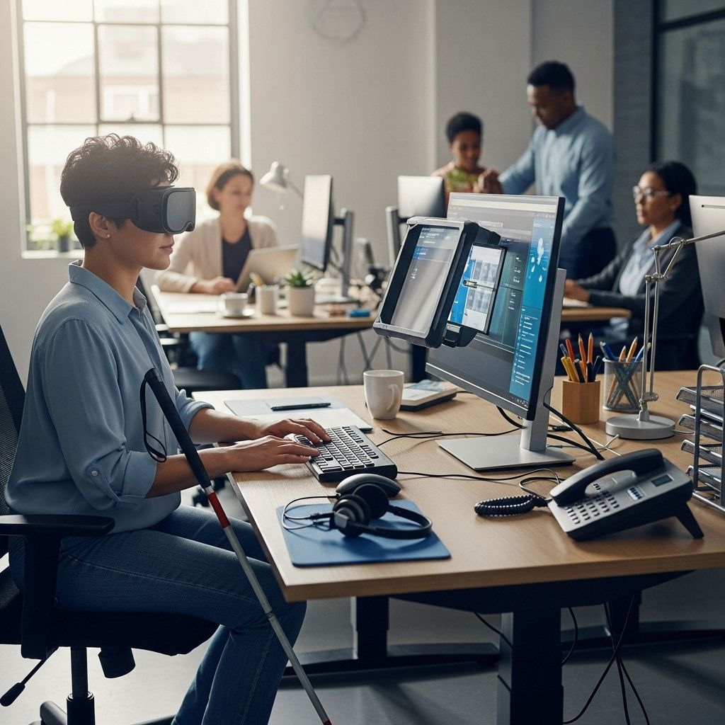 Practical strategies and workplace accommodations help employees with vision loss thrive and remain productive at work.