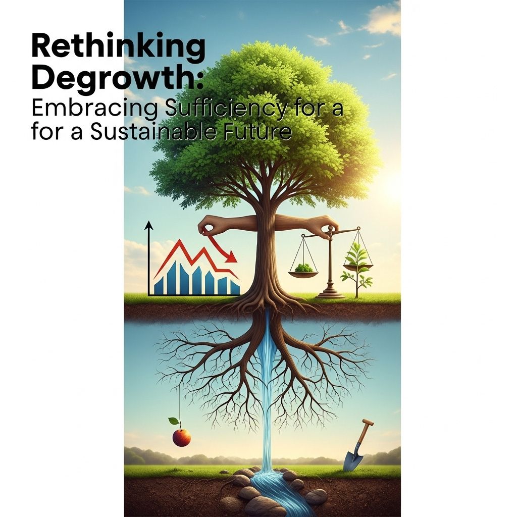 Rethinking Degrowth: Embracing Sufficiency for a Sustainable Future Degrowth isn't about scarcity—it's about recalibrating economies to match what the planet and societies genuinely need.