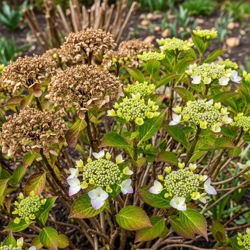 Spring TLC and targeted pruning can revive winter-tired shrubs into vibrant bloom clusters.