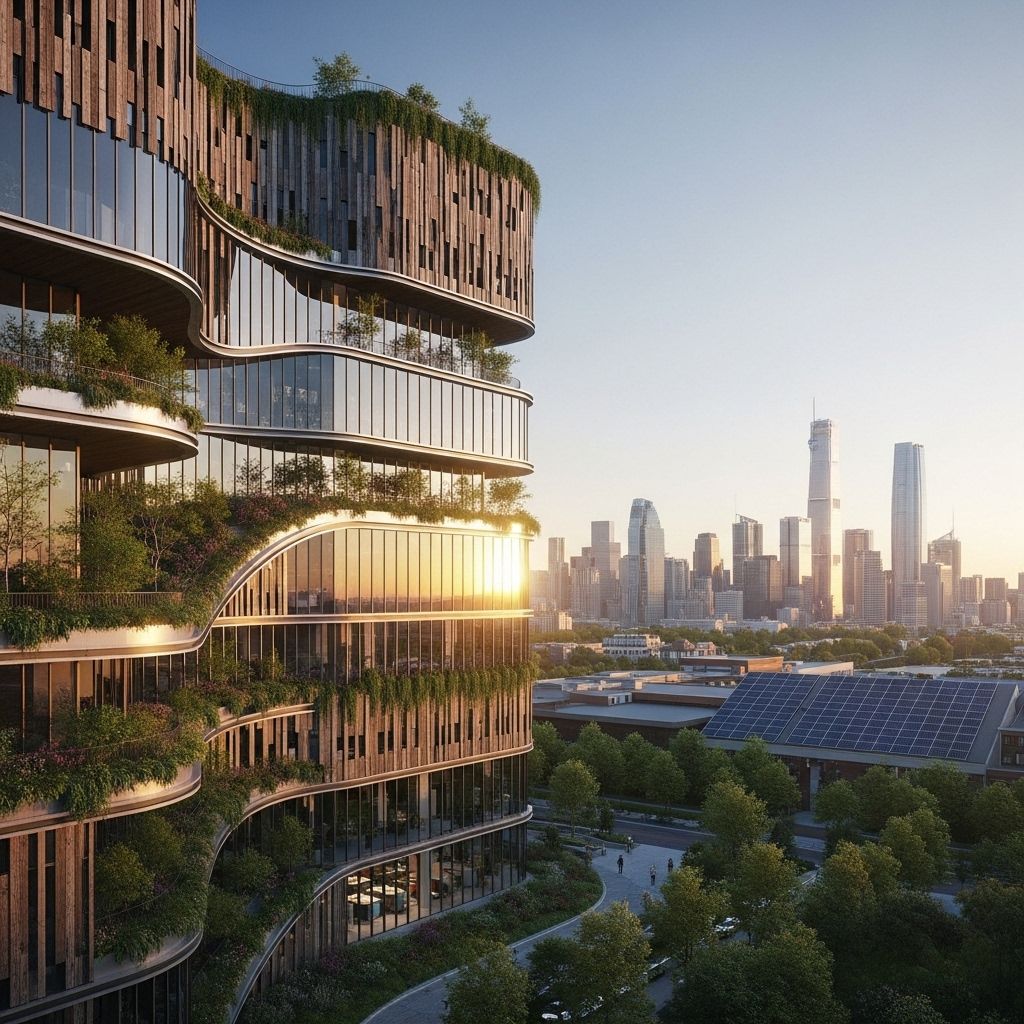 How innovative designs, prefabrication, and nature-driven principles are transforming the buildings we live and work in for a resilient, low-carbon world.