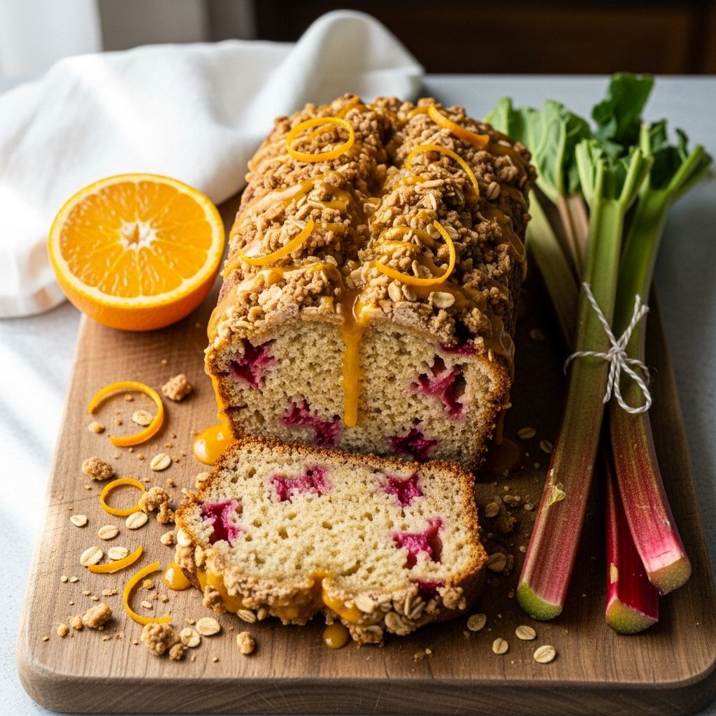 This loaf blends tart rhubarb and buttery streusel for irresistible springtime indulgence.