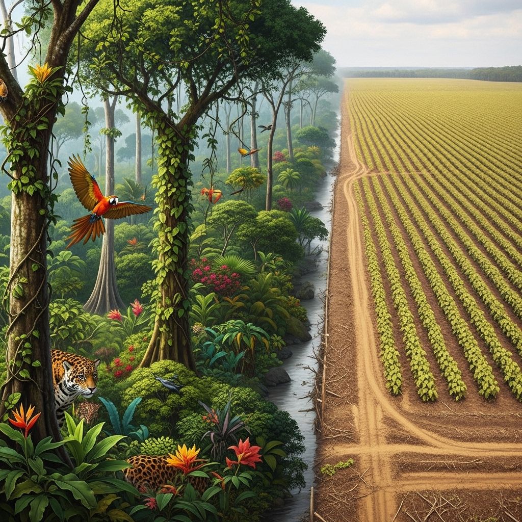 Exploring the hidden consequences of wealthy nations’ food imports and their impact on wildlife worldwide.