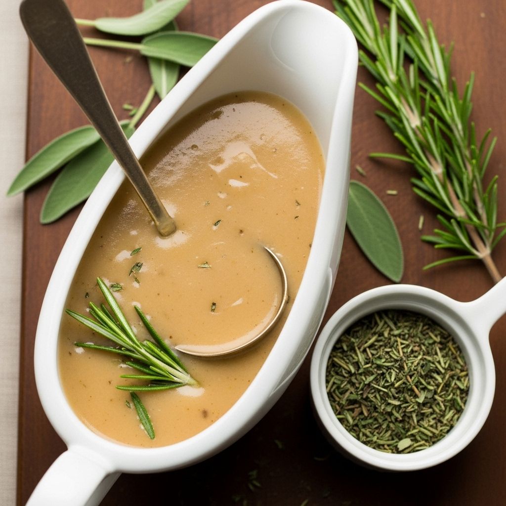 Rich and Creamy Turkey Gravy with Fresh Herbs: The Ultimate Guide Browning and fresh herbs yield a silky sauce that enriches every holiday plate.