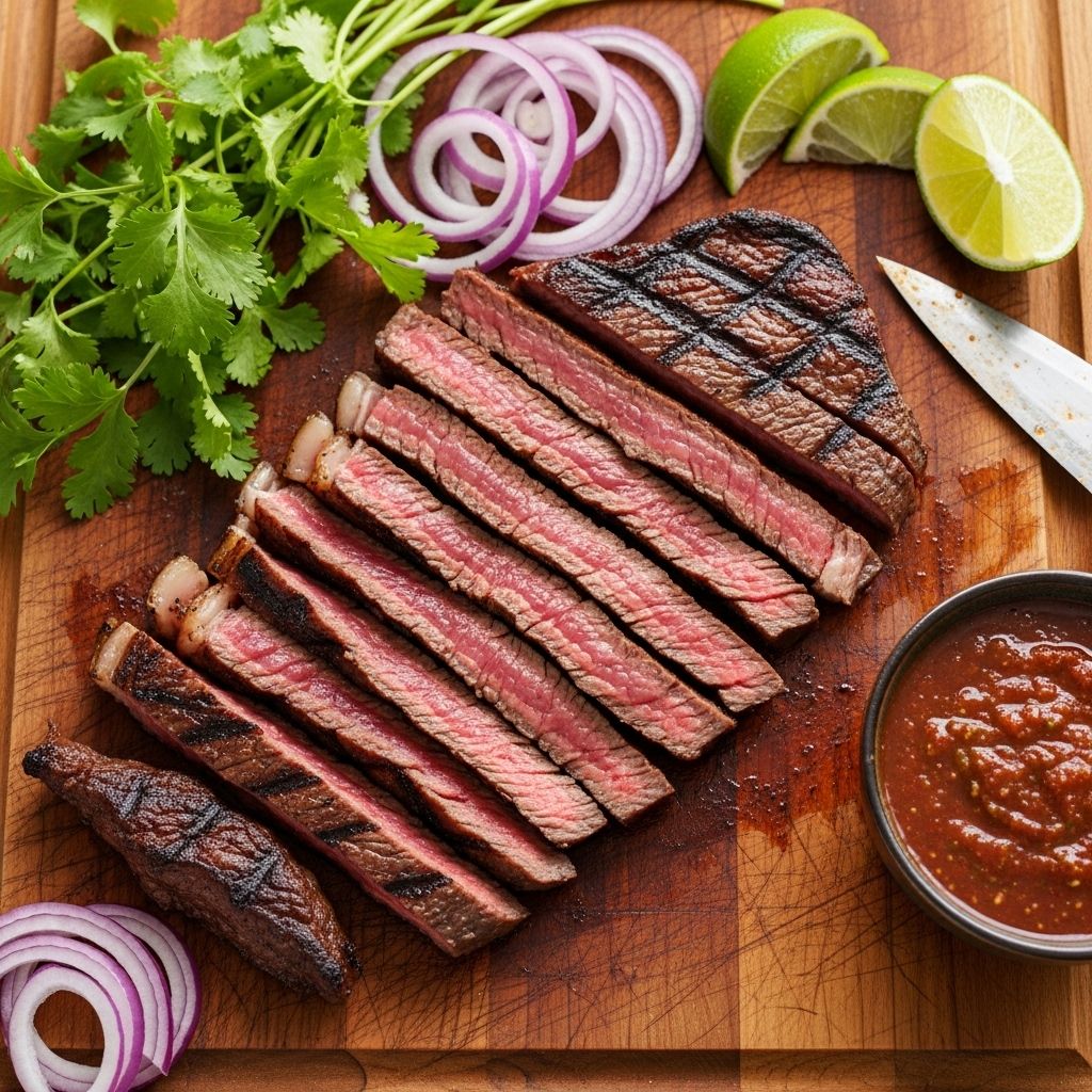Zesty citrus marinade lifts beef and vegetables with smoky depth and tender juiciness.