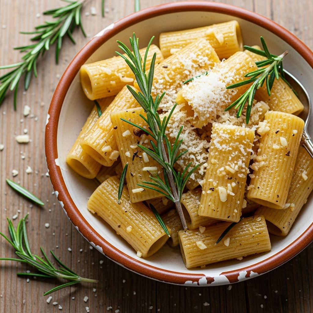 A satisfying blend of crunchy toppings and aromatic herbs elevates pasta night.