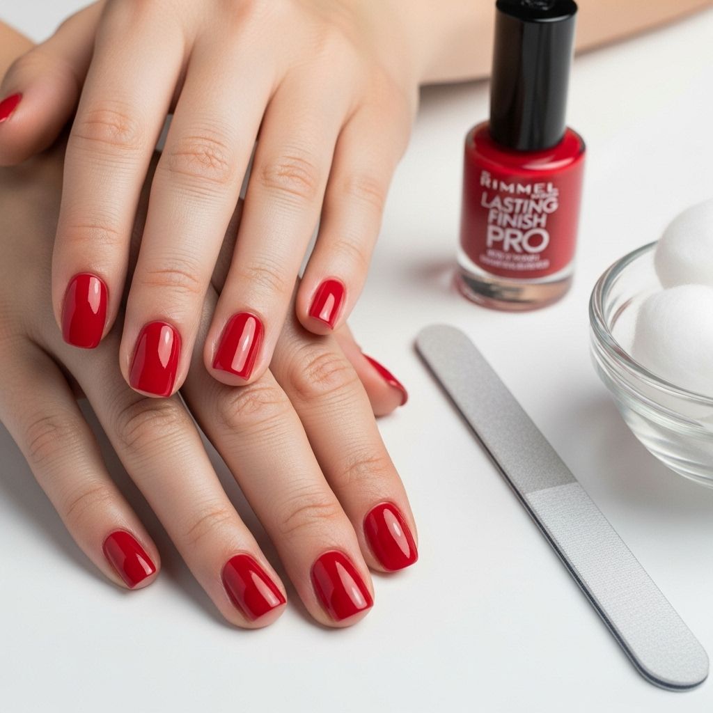 Achieve flawless, long-lasting manicures at home with Rimmel's versatile Lasting Finish Pro formula and expert tips.