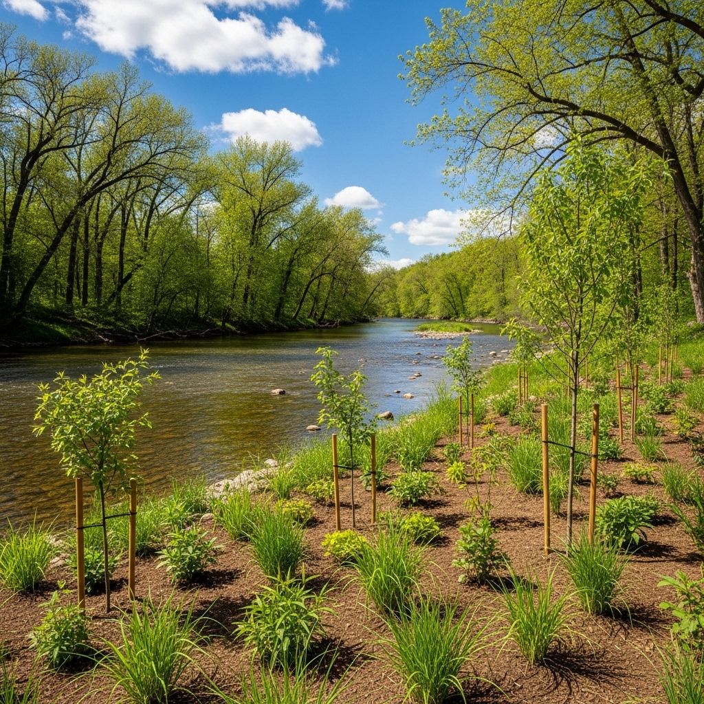 Riparian Planting: Restoring the Natural Health of Rivers and Streams Discover how native riparian planting revitalizes riverbanks, controls erosion, boosts biodiversity, and shapes ecosystem resilience.