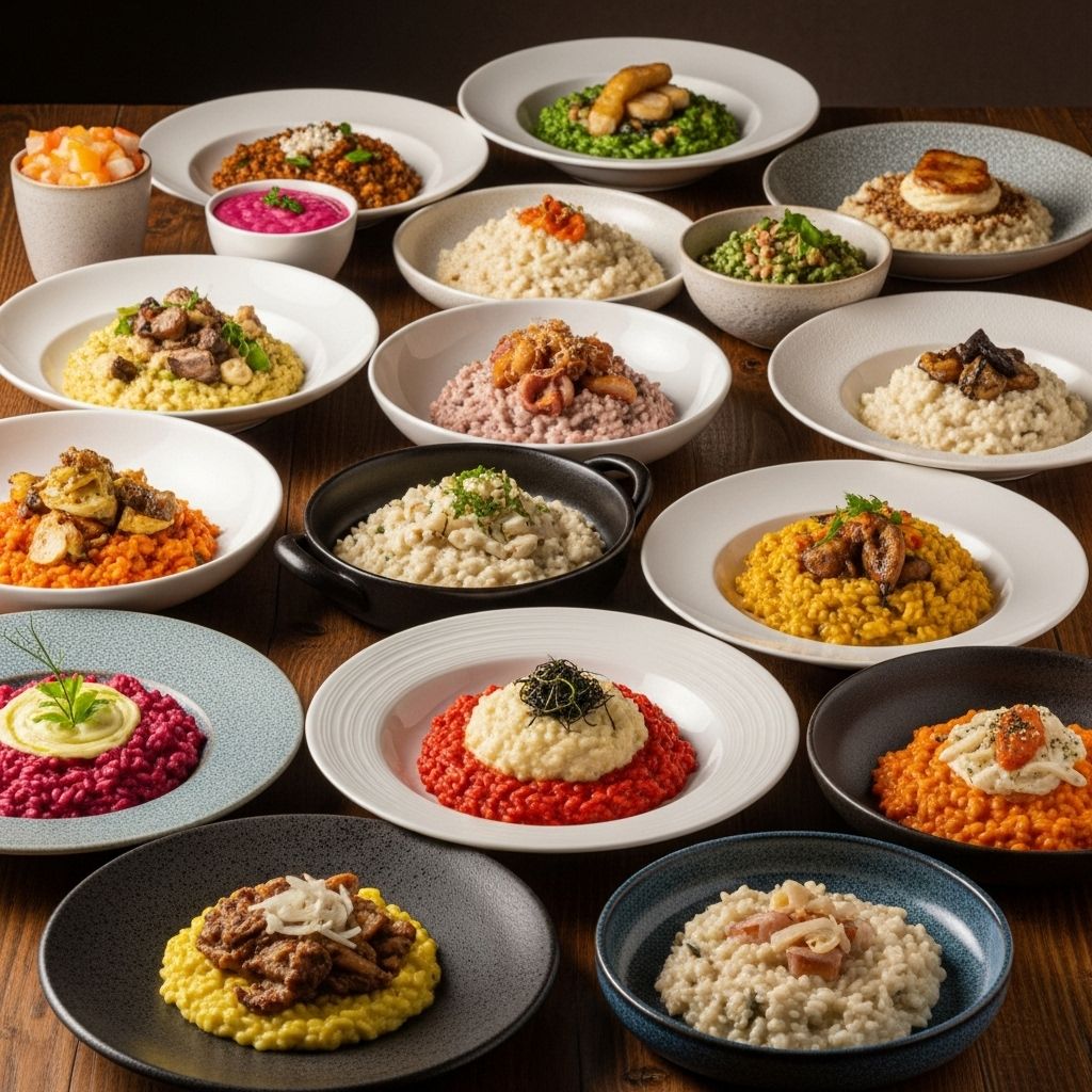 These velvety rice dishes offer cozy comfort and inventive flavors for every occasion.