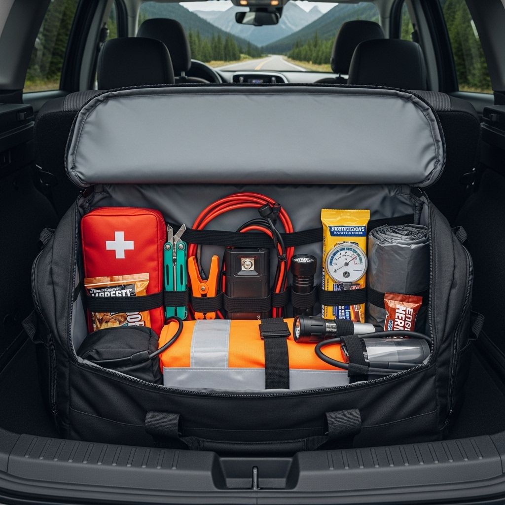 Stay prepared for any roadside emergency with a kit that covers every scenario.
