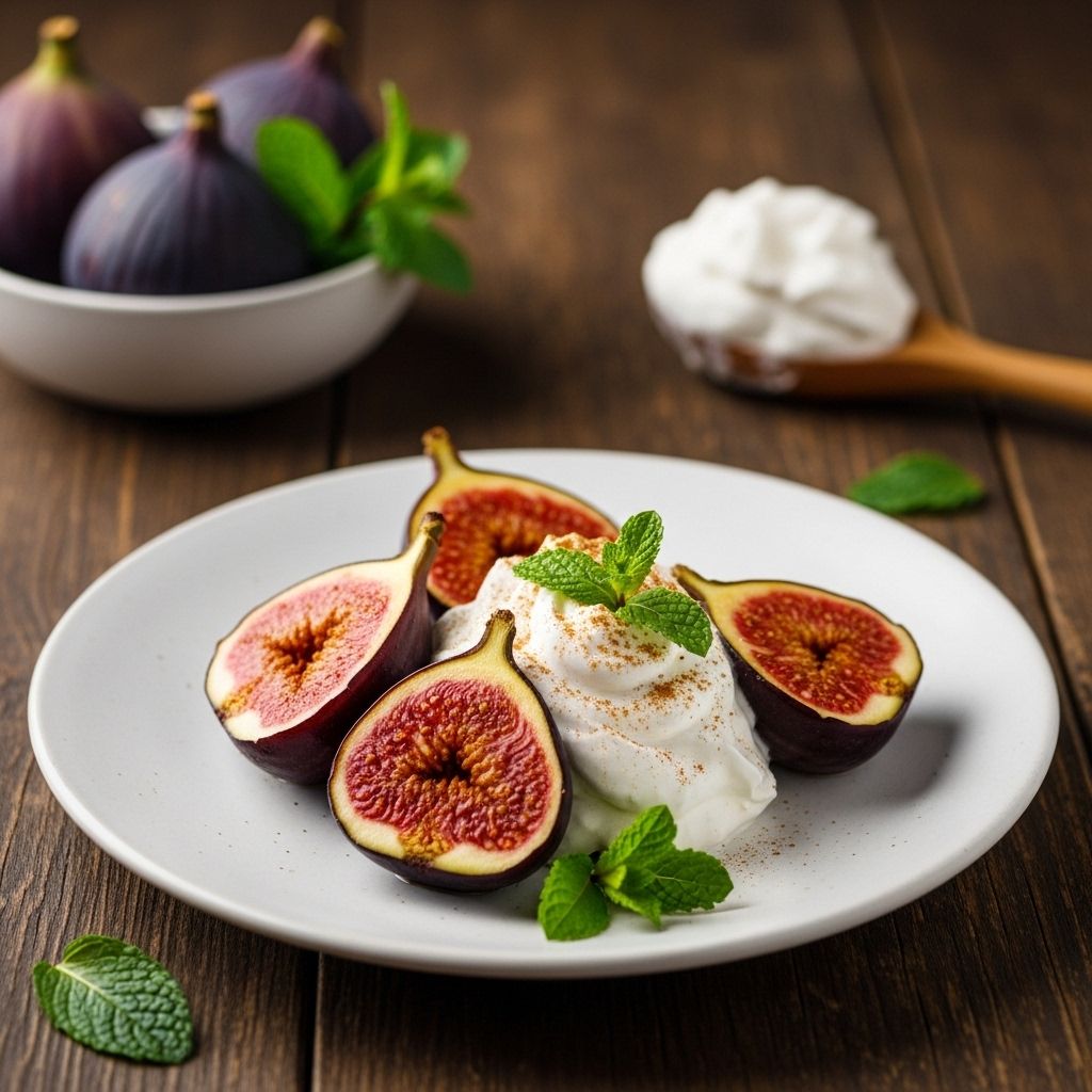 Herb-infused honey and plant cream elevate fresh fruit into a nourishing indulgence.