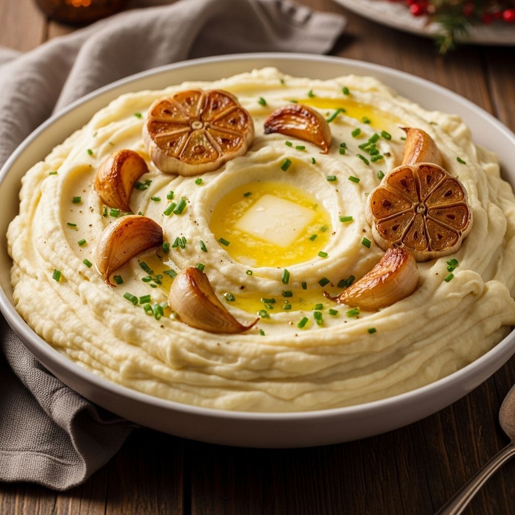 Creamy Roasted Garlic Mashed Potatoes A simple twist that makes classic mashed potatoes unforgettable.