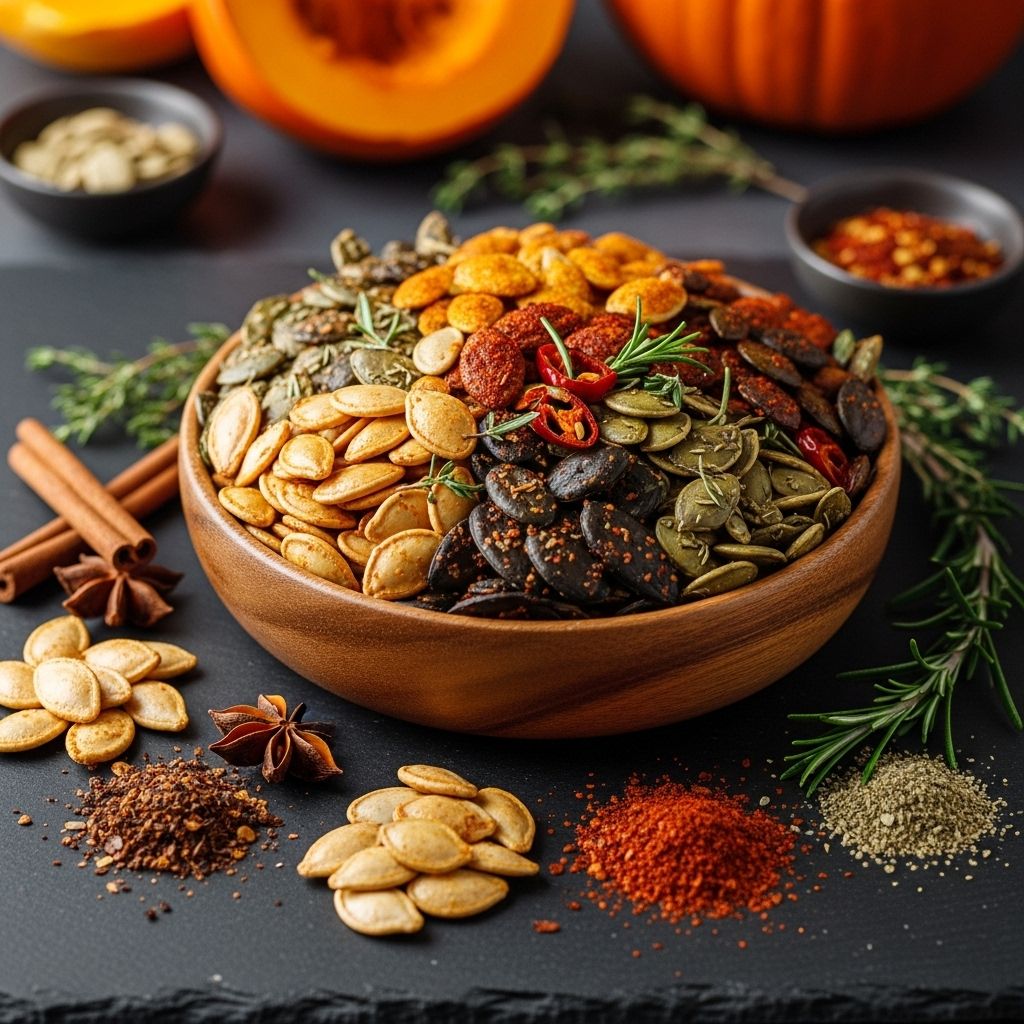 Discover unique roasted pumpkin seed recipes and flavor combinations—take your fall snacking to the next level with these nutritious, crunchy treats.