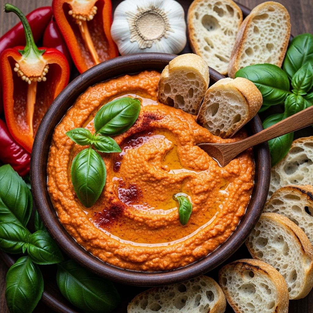 Learn how to make a vibrant, healthy roasted red pepper dip with tips, variations, serving ideas, and nutrition insights.