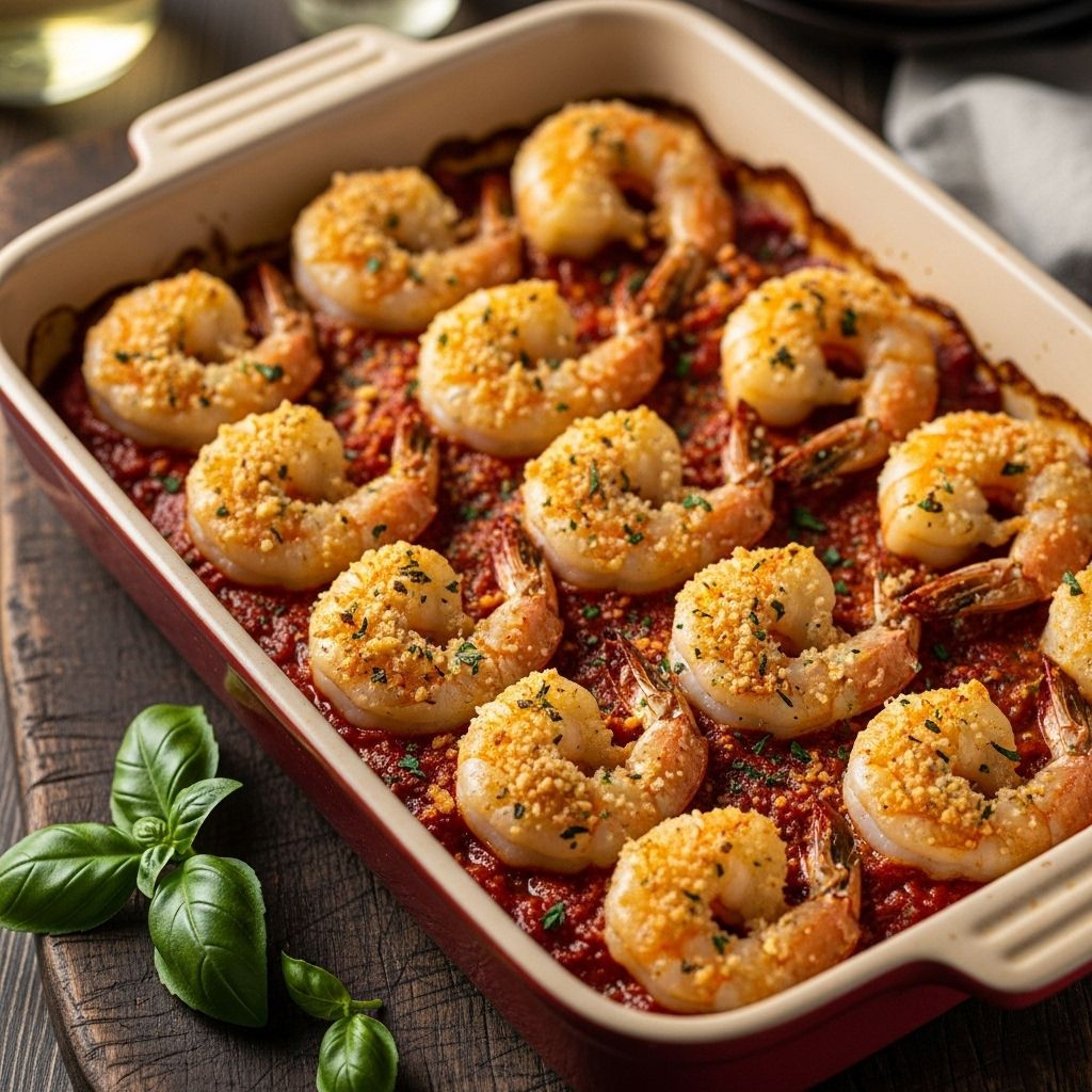 Discover how to make irresistible roasted shrimp parmesan—your quick, healthy, and foolproof seafood dinner or appetizer fix.