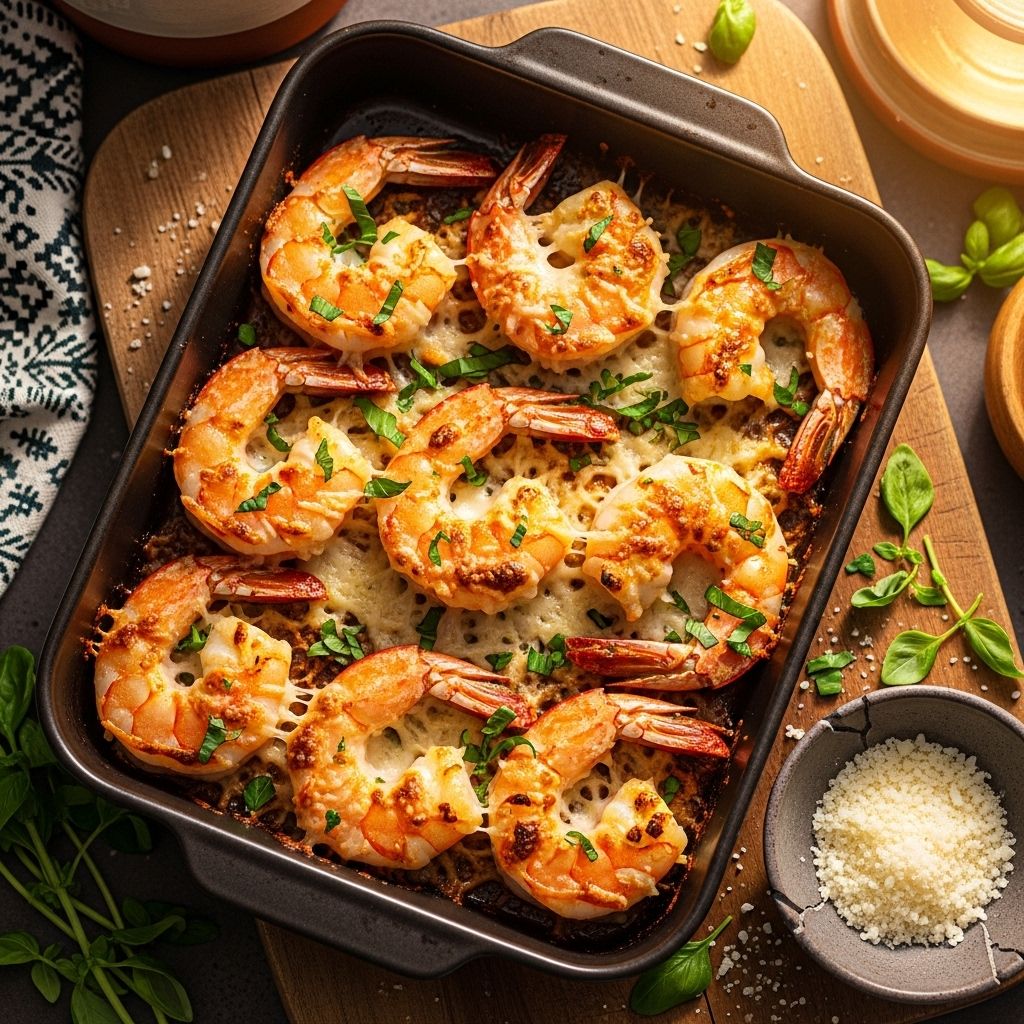 Discover a quick, cheesy, and herby roasted shrimp recipe – perfect for weeknights, entertaining, or a wholesome meal.
