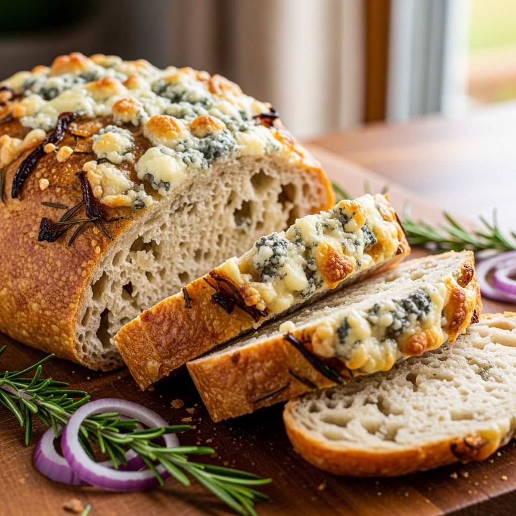 An herb-infused, crusty loaf brings homemade bakery charm to every table.