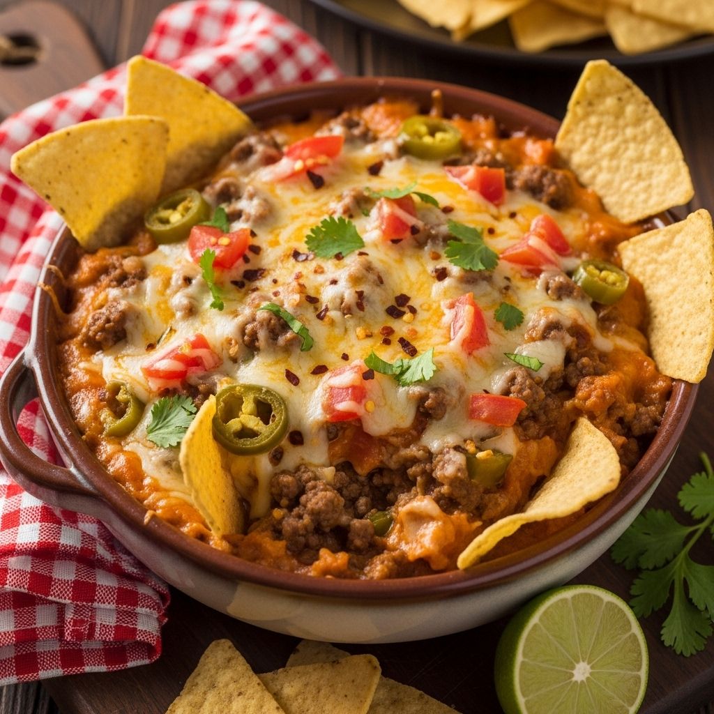 Gooey cheese and zesty chiles come together for an irresistible party starter.